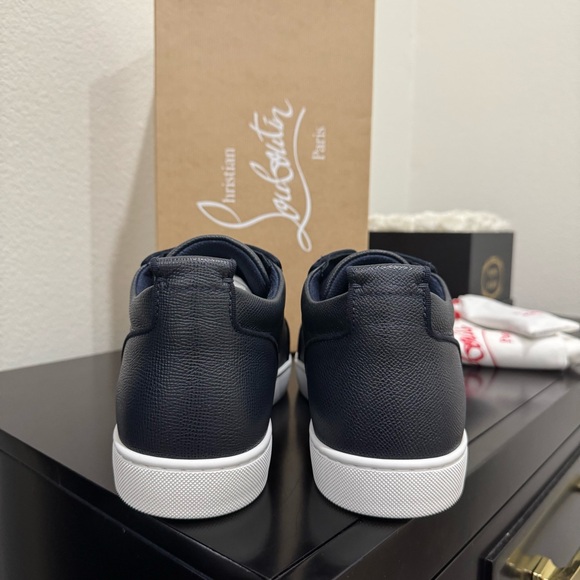 Christian Louboutin Rantulow Orlato Leather Marine Navy 42.5 - Picture 6 of 7